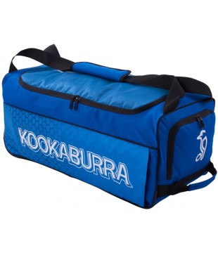 Kookaburra 5.0 Wheelie Bag (Blue/Cyan)